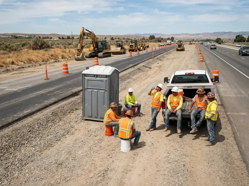 highway-road-construction-crew-007 — frequently asked questions, Porta Potty and Restroom Rentals in Wilmington Island, GA